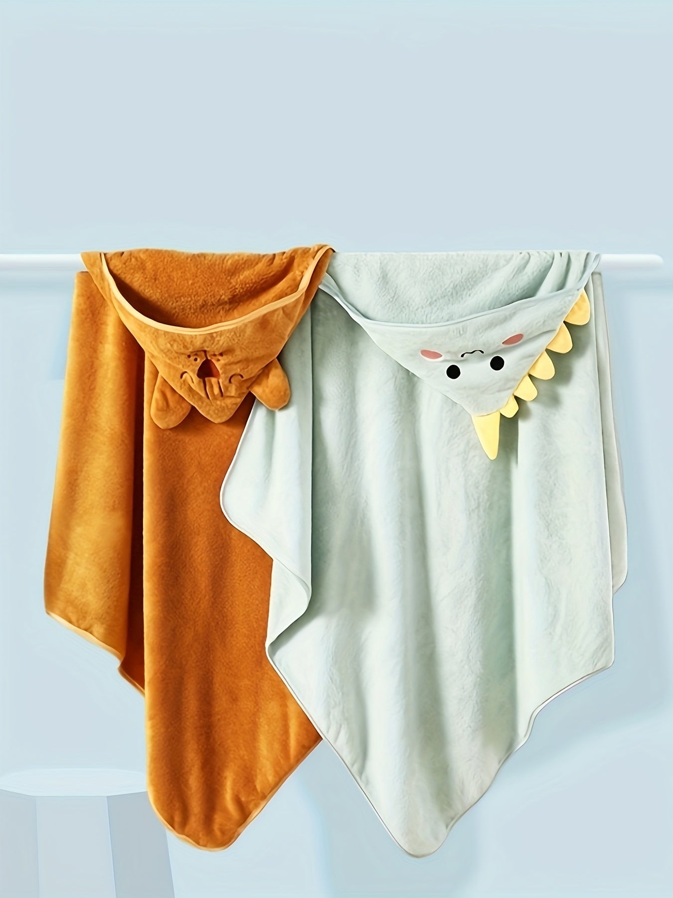Toalha de Banho Infantil com Capuz Ultra Macia – Super Absorvente e Secagem Rápida para Bebês de 0 a 3 Anos