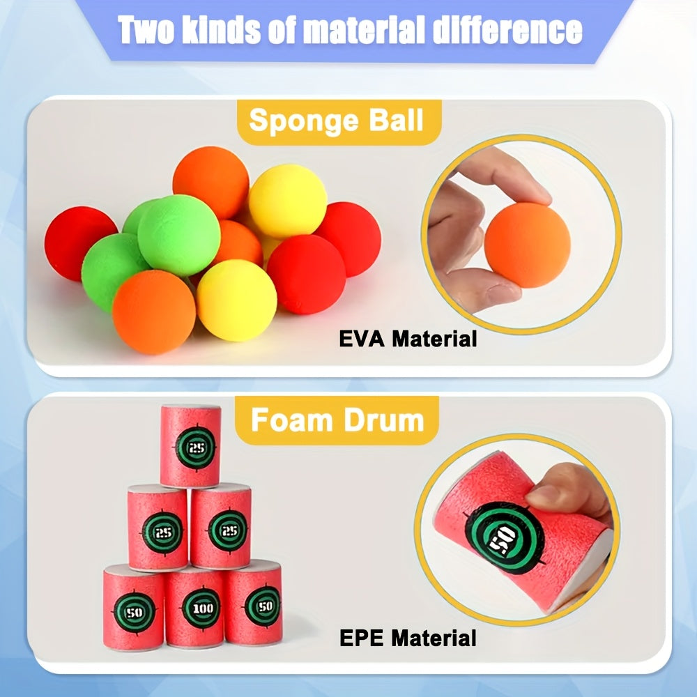 Brinquedo Arco e Flecha Infantil com Bolas de Espuma – Jogo Educativo Seguro para Coordenação Motora