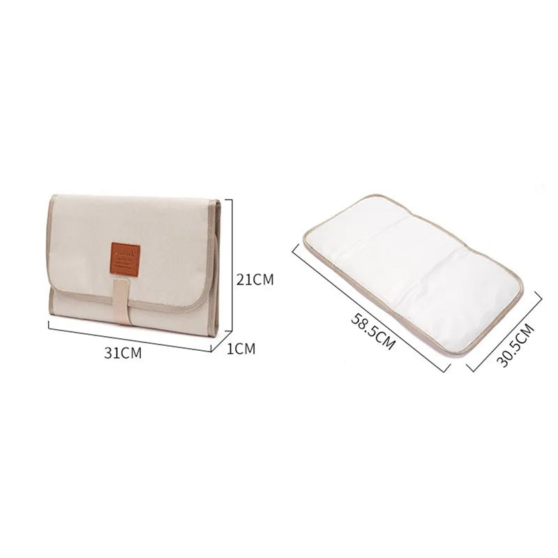 Trocador de Fraldas Dobrável para Bebê – Portátil, Impermeável e Resistente em Tecido Oxford