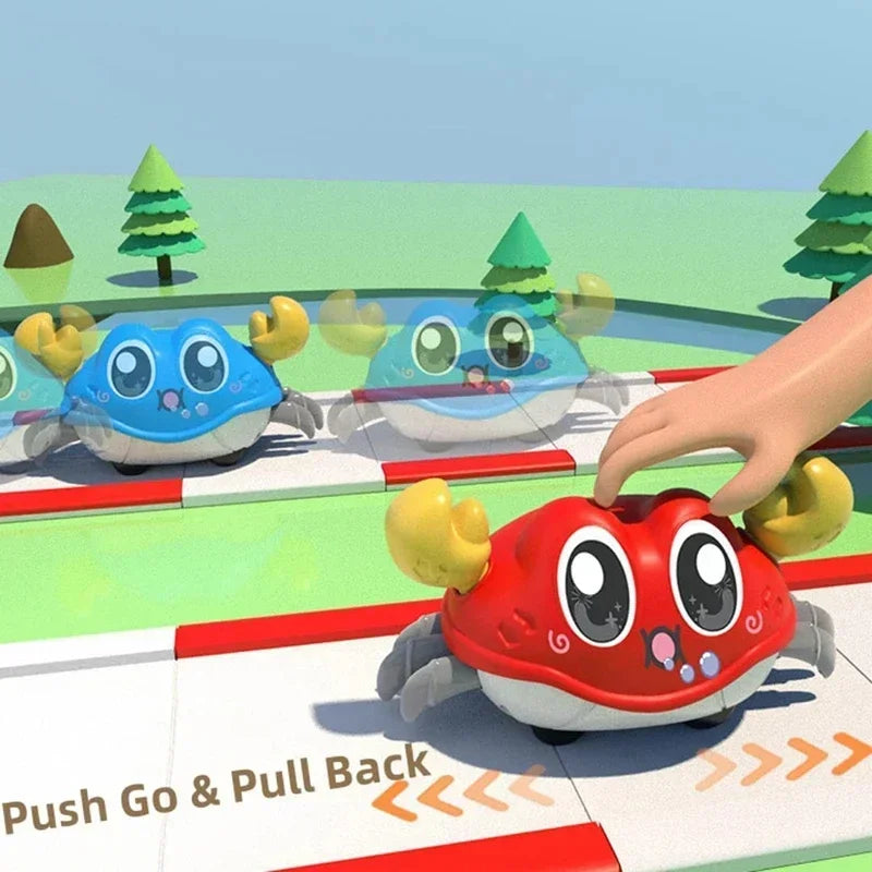 Brinquedo Caranguejo Interativo para Bebê – Estimula Engatinhar, Caminhar e Tummy Time