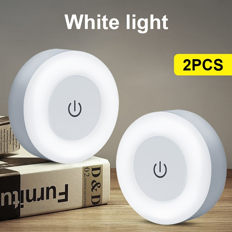 Luminária Noturna LED Recarregável com Toque – 3 Cores de Luz e Fixação Magnética para Ambientes Internos