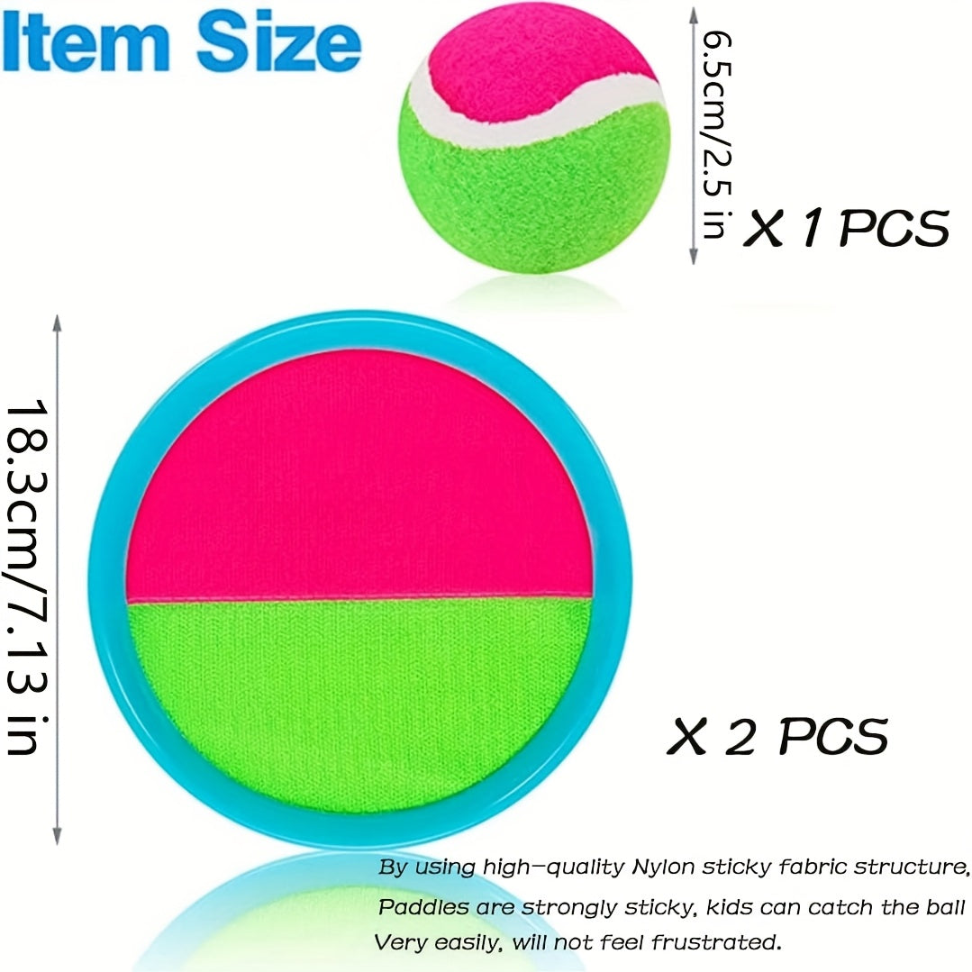 Jogo de Bola com Raquetes Infantil – Brinquedo para Praia, Quintal e Área Externa