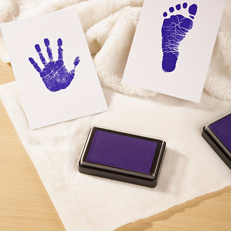 Kit DIY de Impressão de Mãos e Pés do Bebê com Moldura – Lembrança Afetiva para Batizado e Datas Especiais